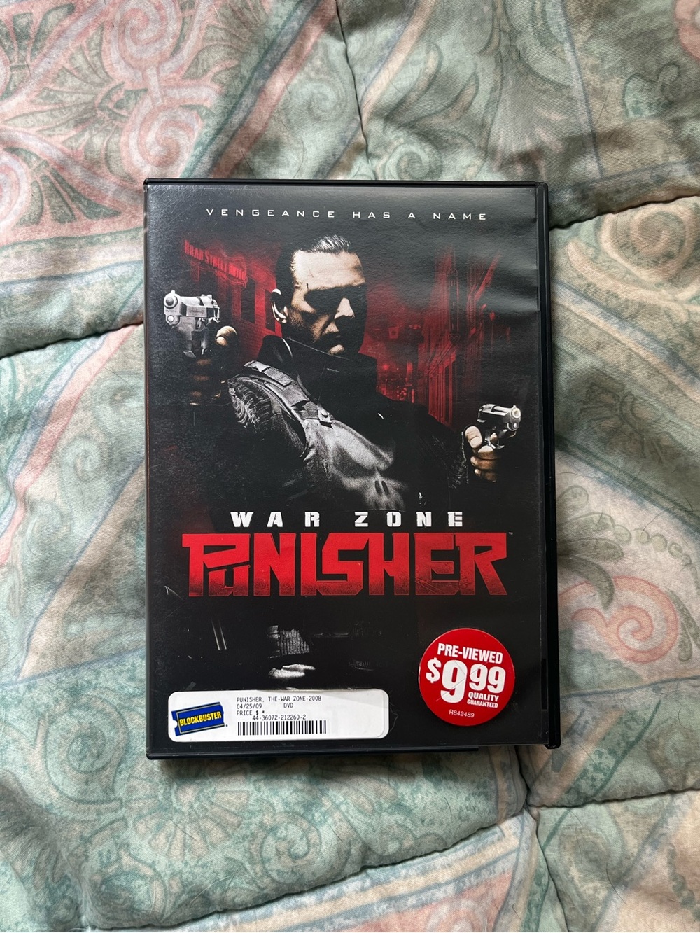 Punisher War Zone DVD